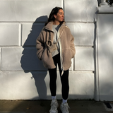 Karla – Minkštas teddy paltas