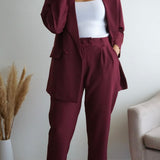 Raimonda – bordo spalvos komplektas